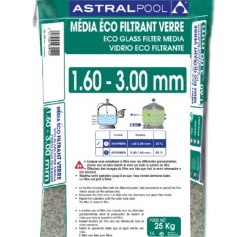 VERRE ECO FILTRANT 1.6 - 3.00 MM 25 KG - ASTRAL POOL