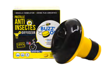 BUZZ'OFF BZ12 REPULSIF INSECTE10 P - IMPACT