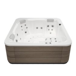 ASTRAL POOL - SPA FORSIA 5 PLACES 62 JETS GRIS ANTHRACITE + COUVERTURE