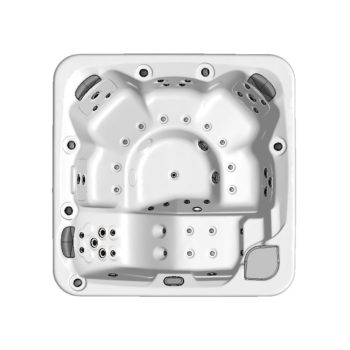 ASTRAL POOL - SPA SELECT E 6 PLACES 51 JETS LUXE BLANC INFINITY ECOSPA BLUETHOOTH CHROMO – Image 2