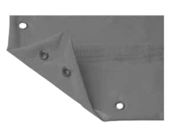COUVERTURE HIVERNAGE DE SECURITE KOSTOPIL MILOS GRIS FONCE FORME C 580 G - WINTERPOOL
