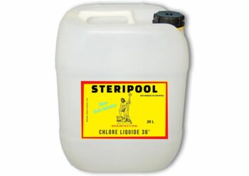CHLORE LIQUIDE 36 AVEC ANTICALCAIRE - 20L - STERIPOOL