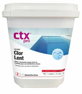 CHLORE LENT 382 GALET 500 G - 5 KG - CTX