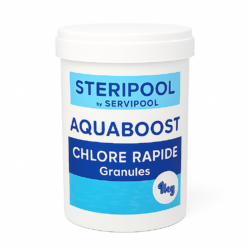 CHLORE AQUABOOST GRANULES - 1 KG - STERIPOOL