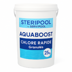 CHLORE AQUABOOST GRANULES - 25 KG - STERIPOOL