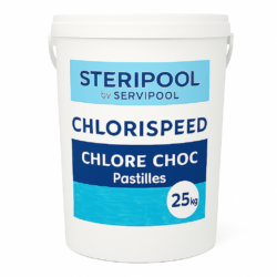 CHLORE CHLORISPEED 20 G - 25  KG  - STERIPOOL