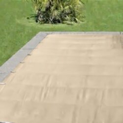 COUVERTURE A BARRES EVO BEIGE FIXATION PLAGE BOIS FLUIDRA