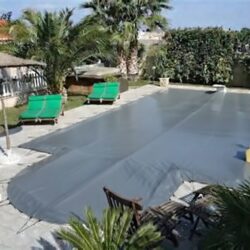 COUVERTURE HIVERNAGE DE SECURITE INTERSUP TOP VT GRIS FONCE FORME A FLUIDRA