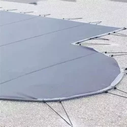 FILET HIVERNAGE DE SECURITE GRILLE TENORA VD BLEU/NOIR FORME A FLUIDRA