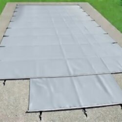 COUVERTURE A BARRES TRAMONTANE GRIS FIXATION PLAGE BOIS FLUIDRA